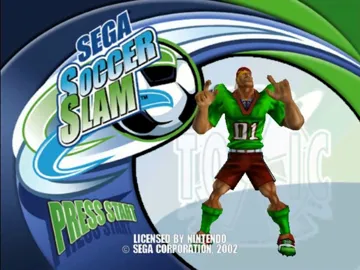 Sega Soccer Slam screen shot title